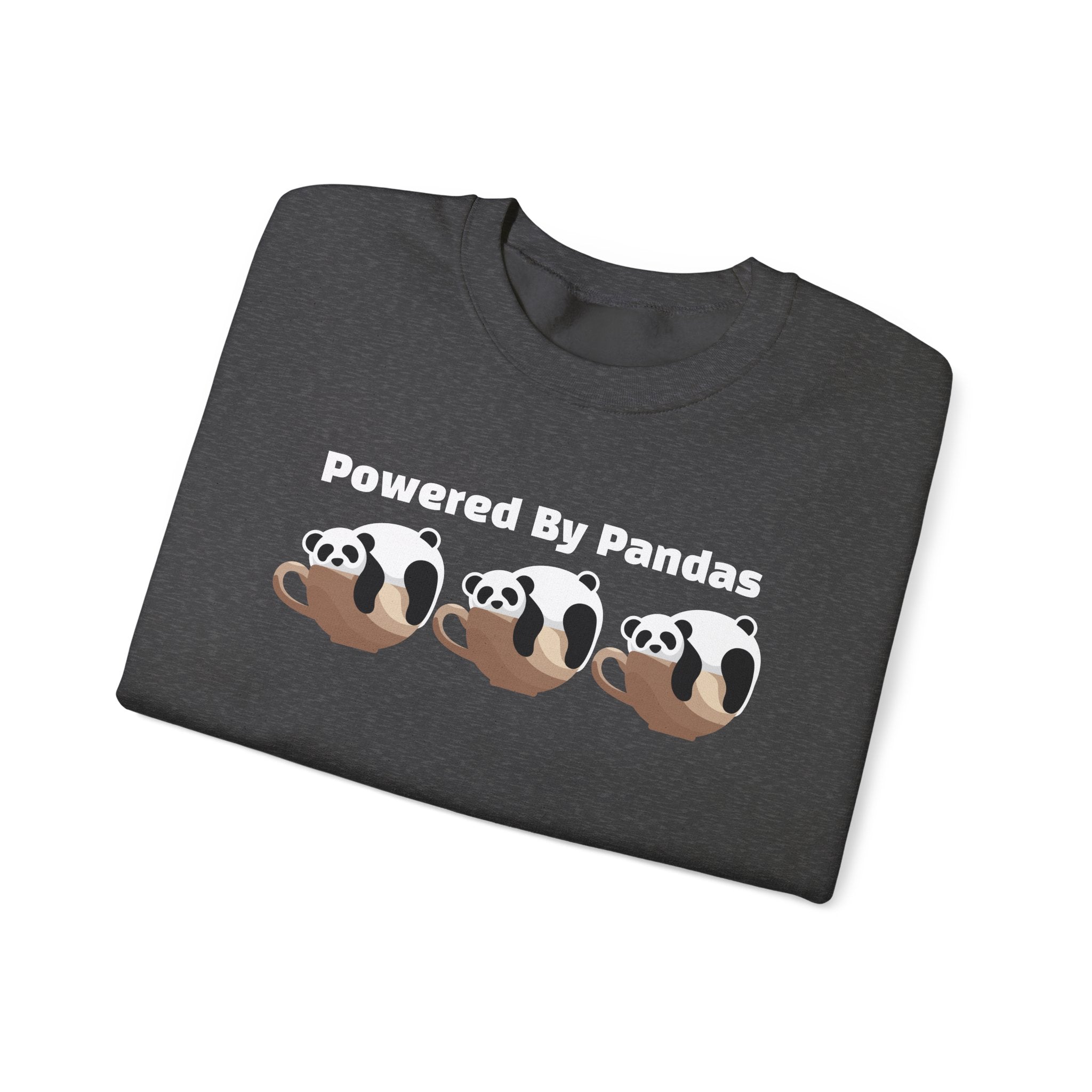Powered By Pandas Crewneck Sweatshirt