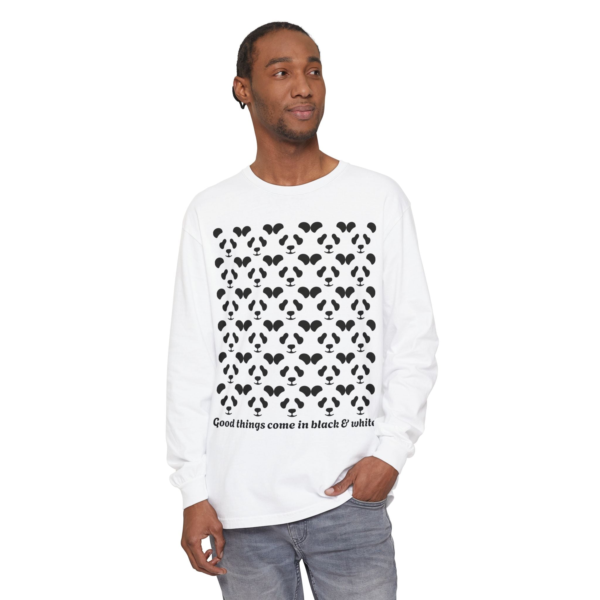 Good Things Panda Long Sleeve Tee