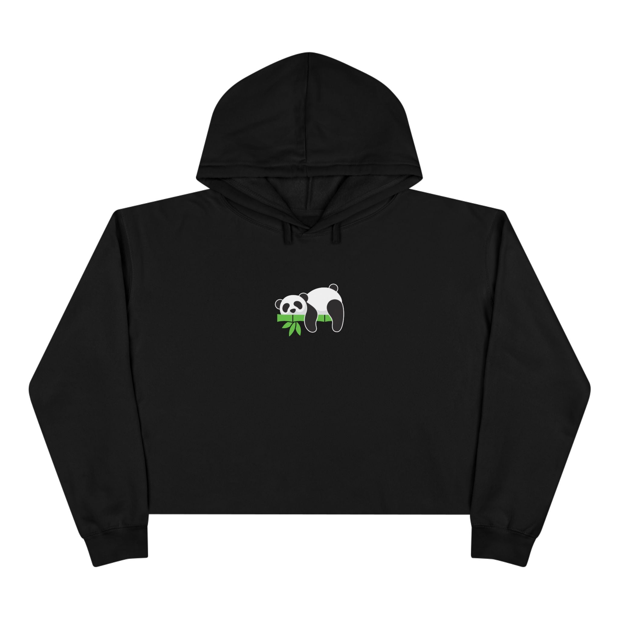 Solo Panda Crop Hoodie