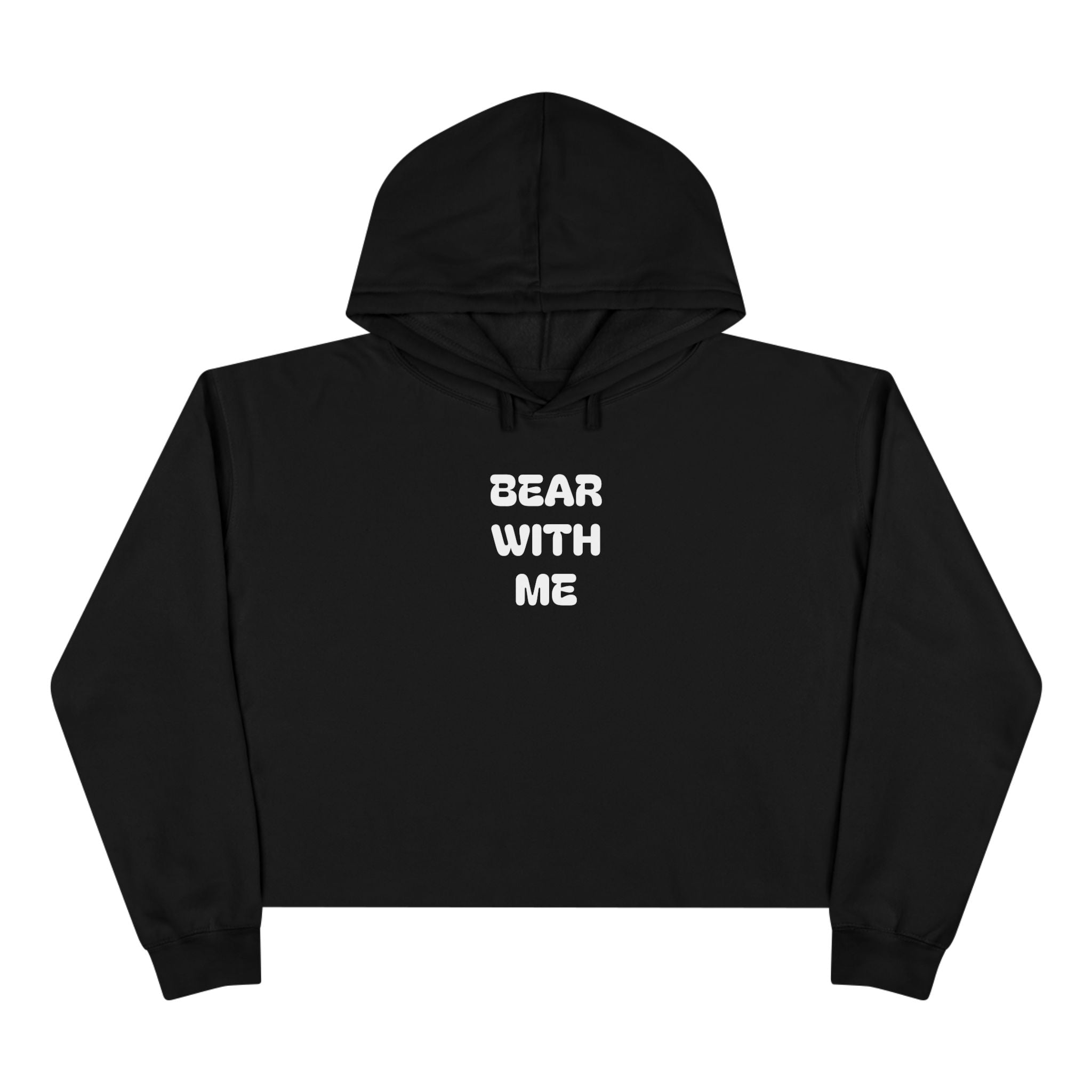 Bear With Me Women's Crop Hoodie