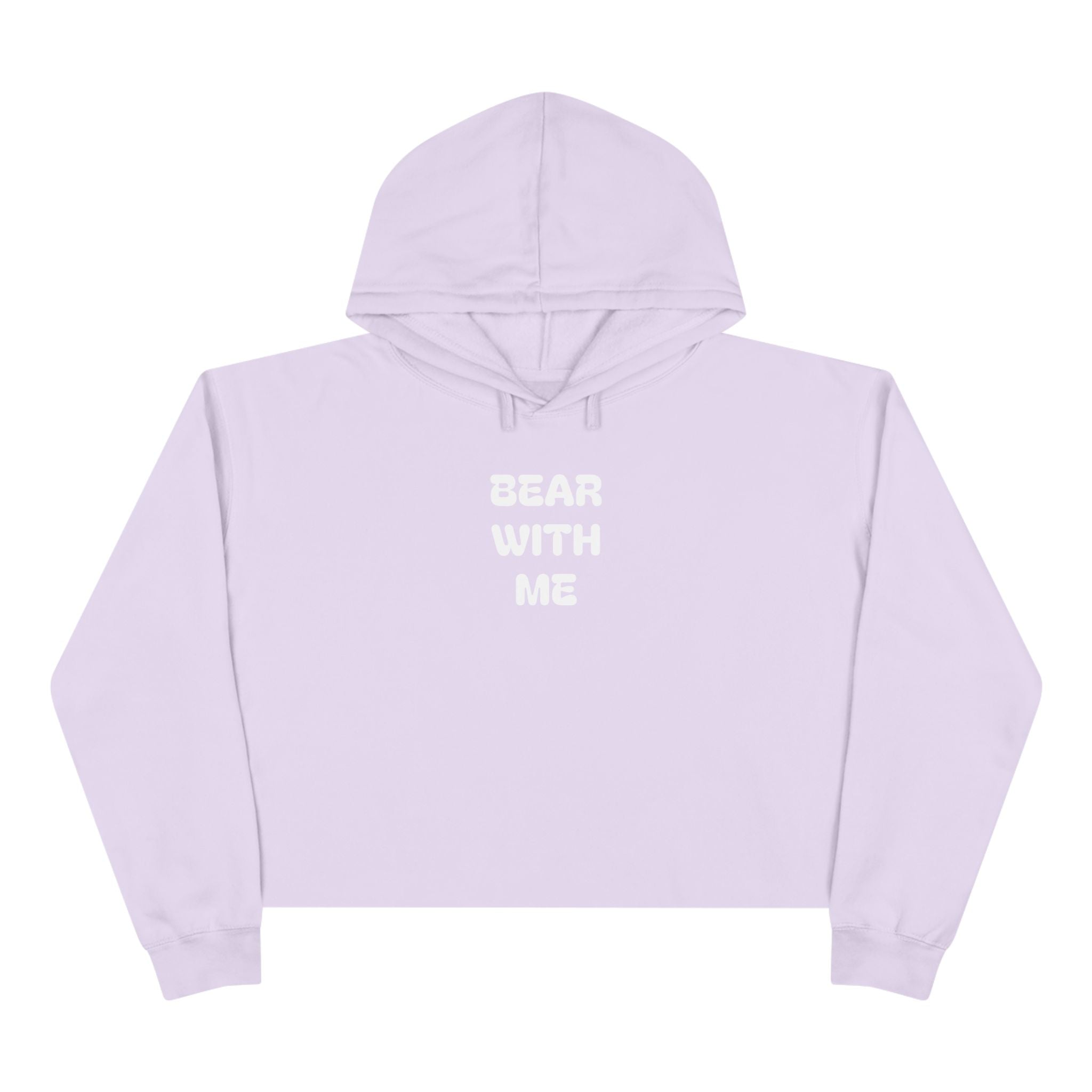 Bear With Me Women's Crop Hoodie