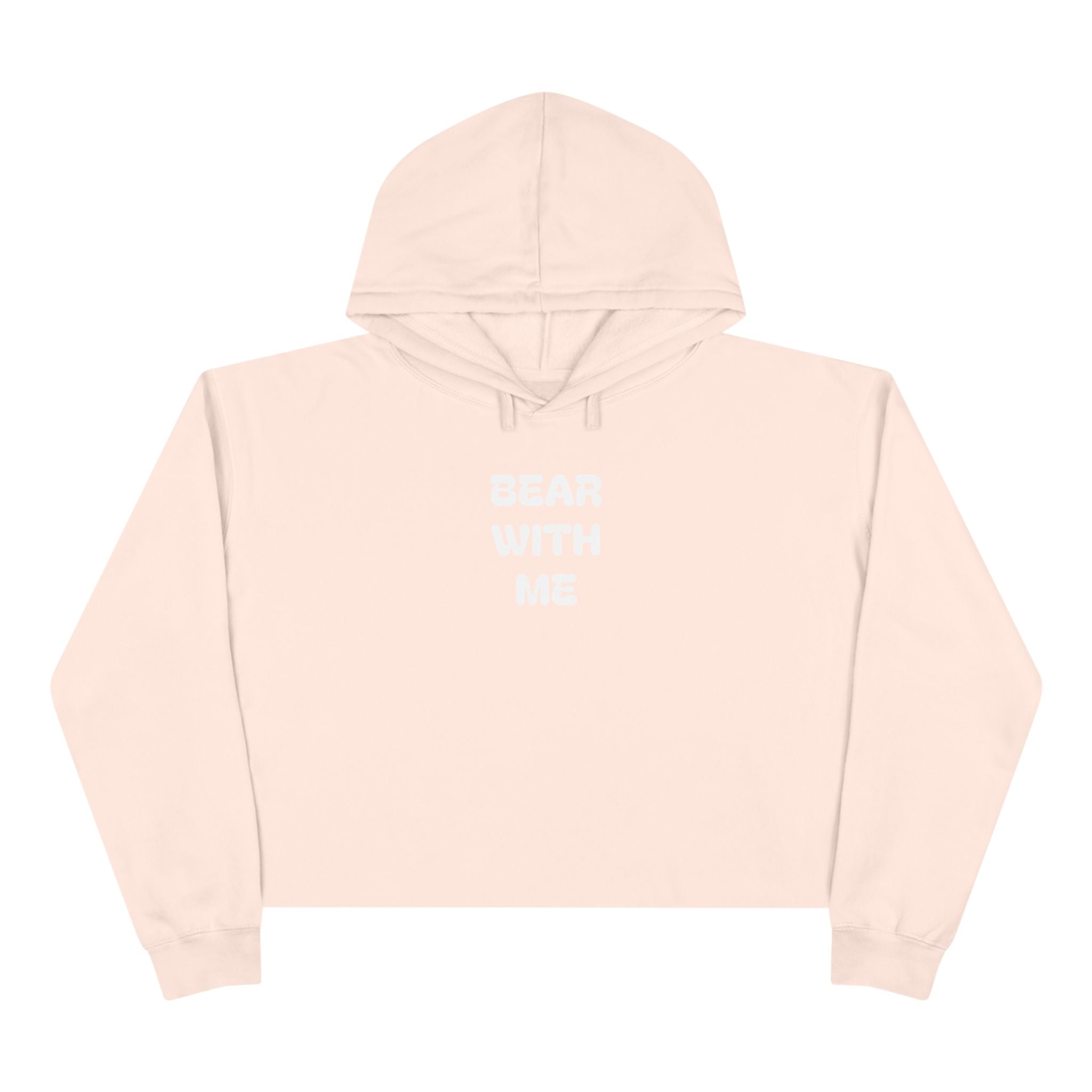 Bear With Me Women's Crop Hoodie