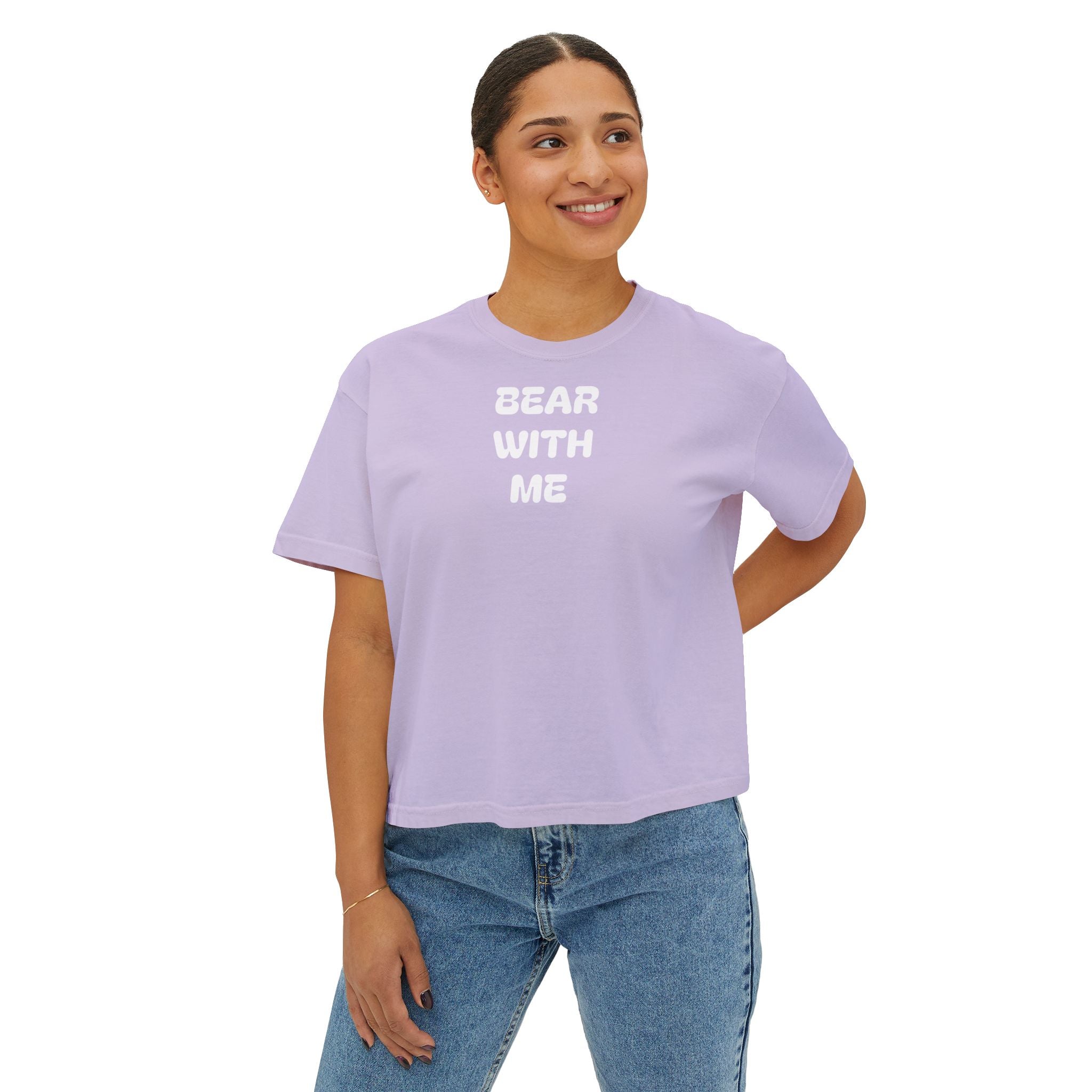 Bear With Me Women's Boxy Tee