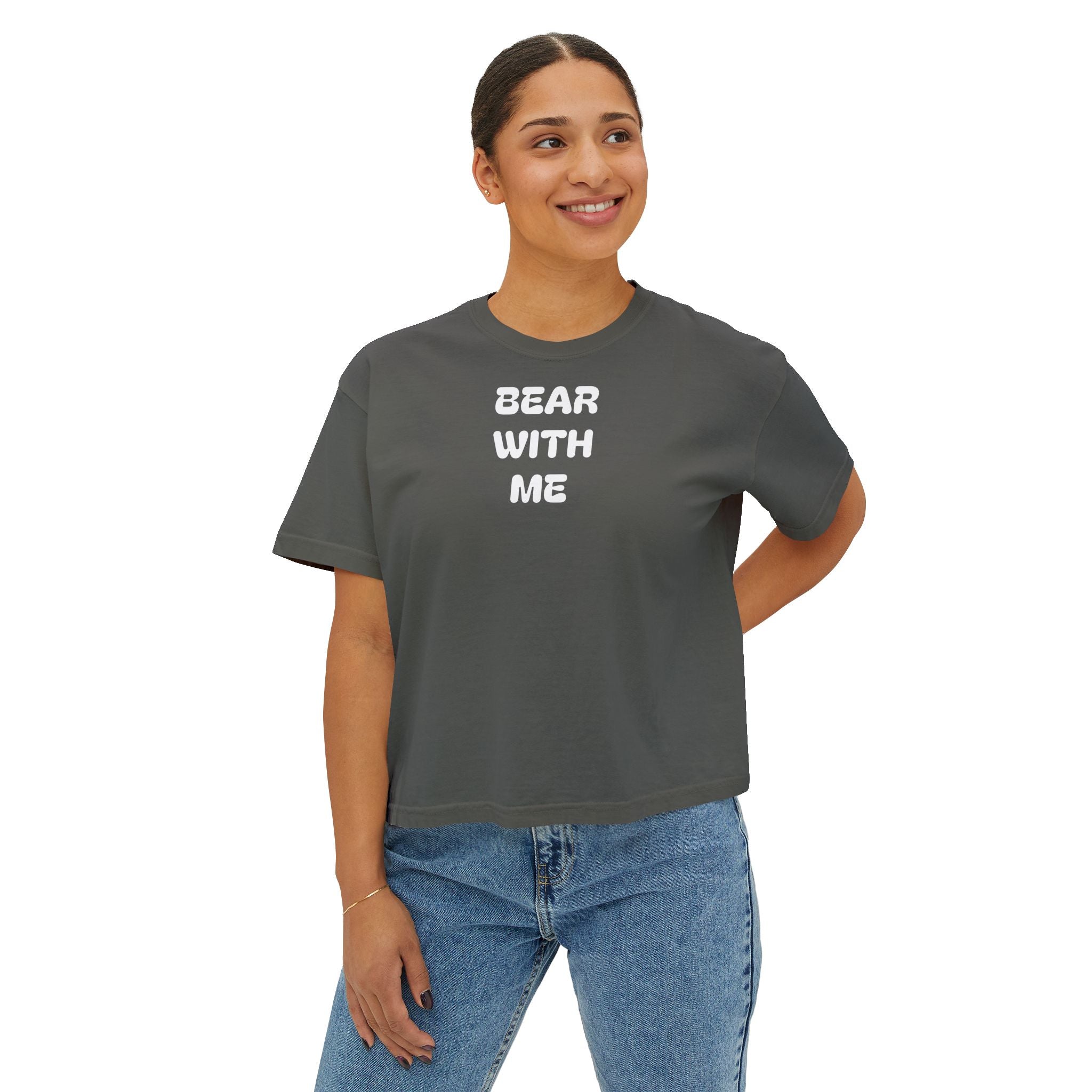 Bear With Me Women's Boxy Tee