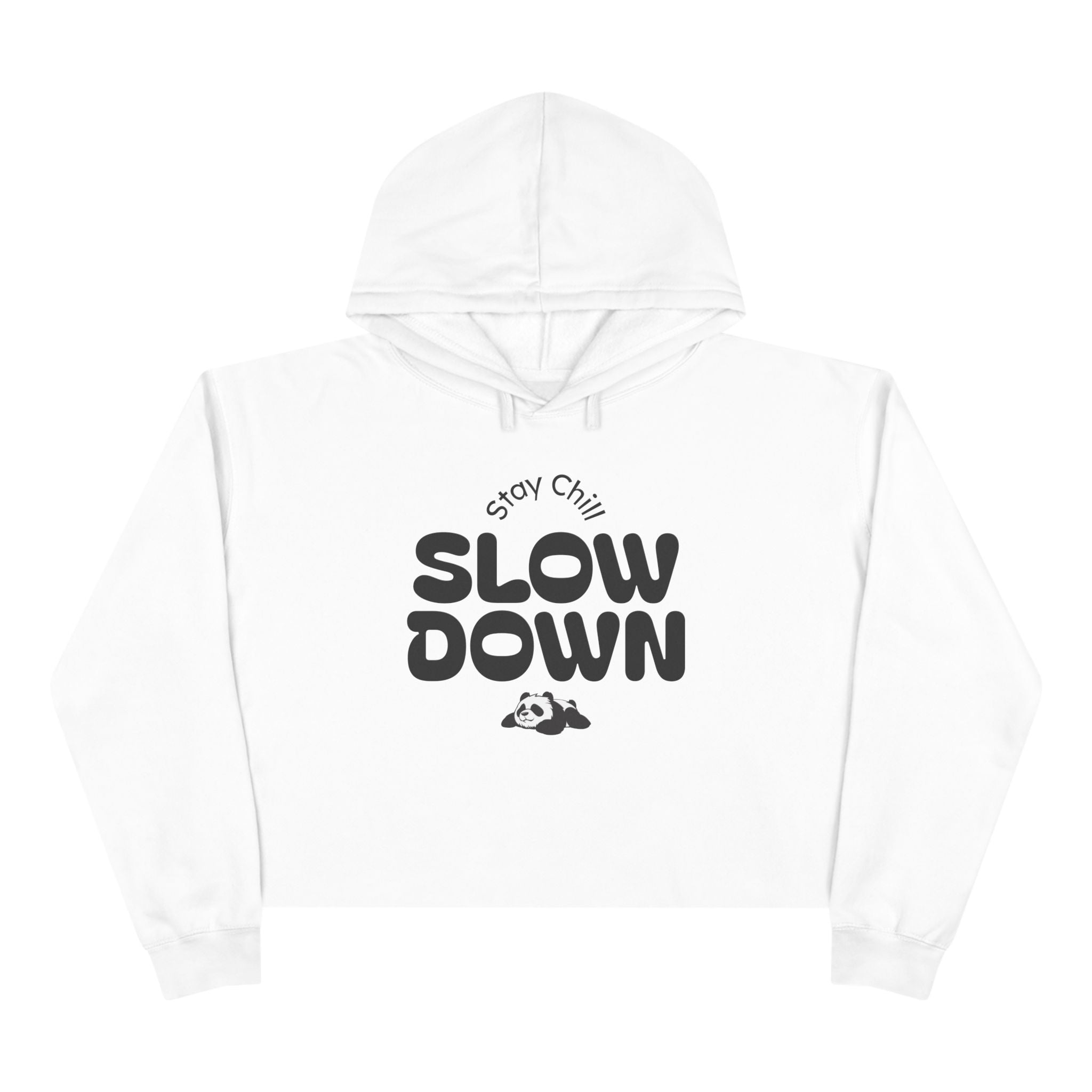 Slow Down Women's Crop Hoodie