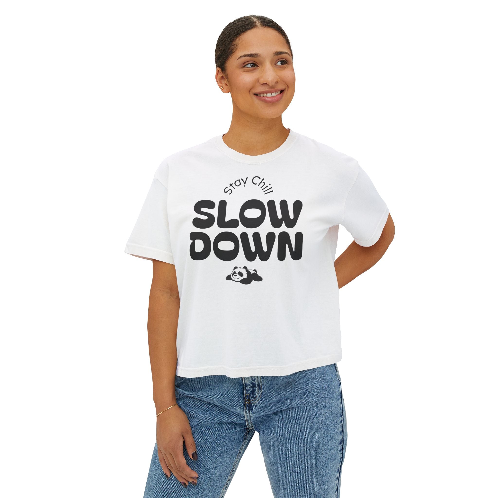 Slow Down Women's Boxy Tee