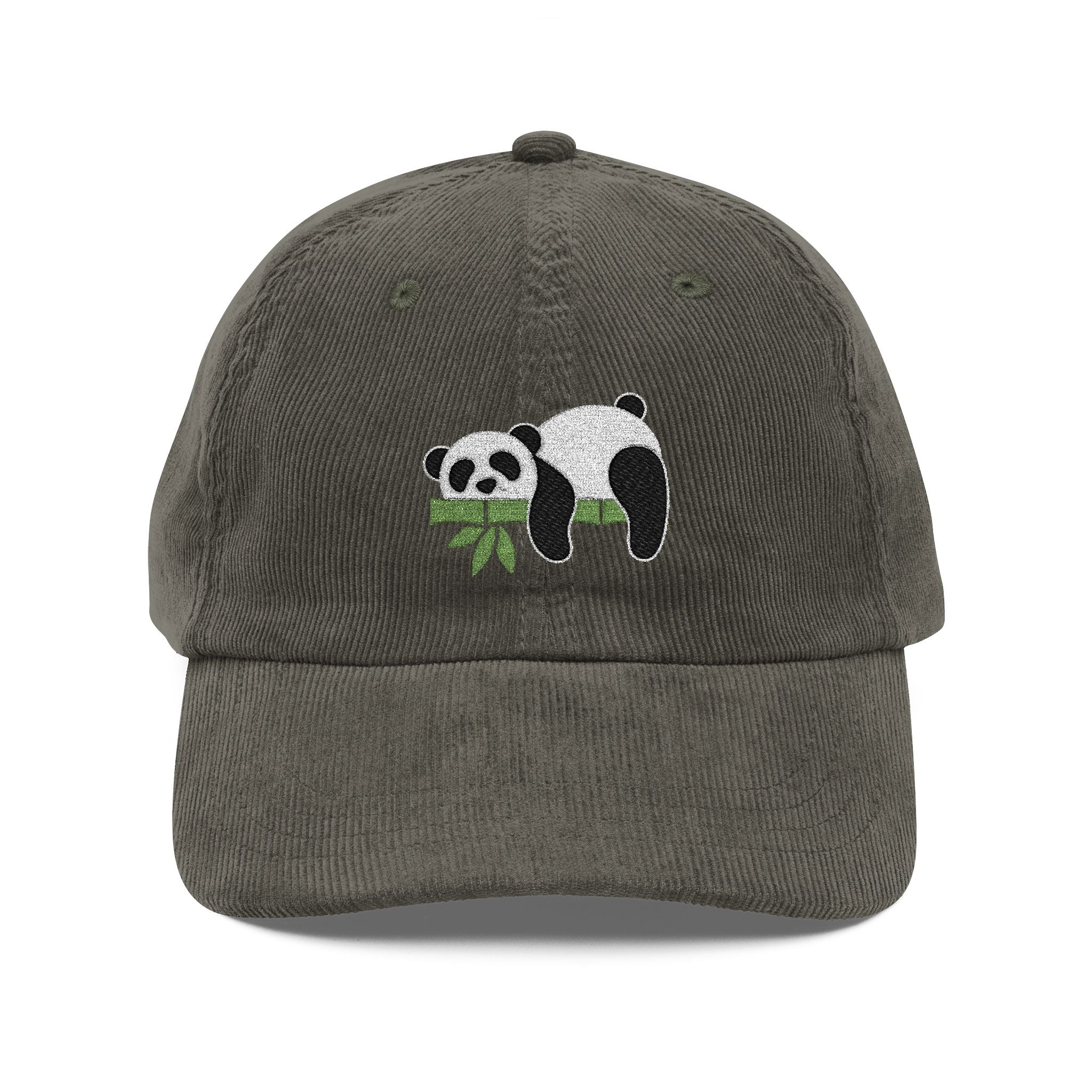 Solo Panda Vintage Corduroy Cap