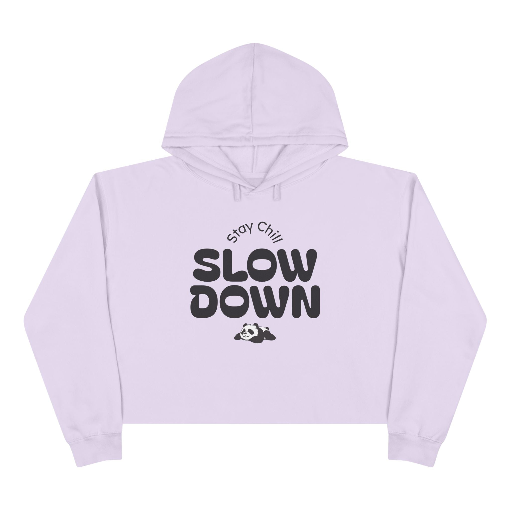 Slow Down Women's Crop Hoodie