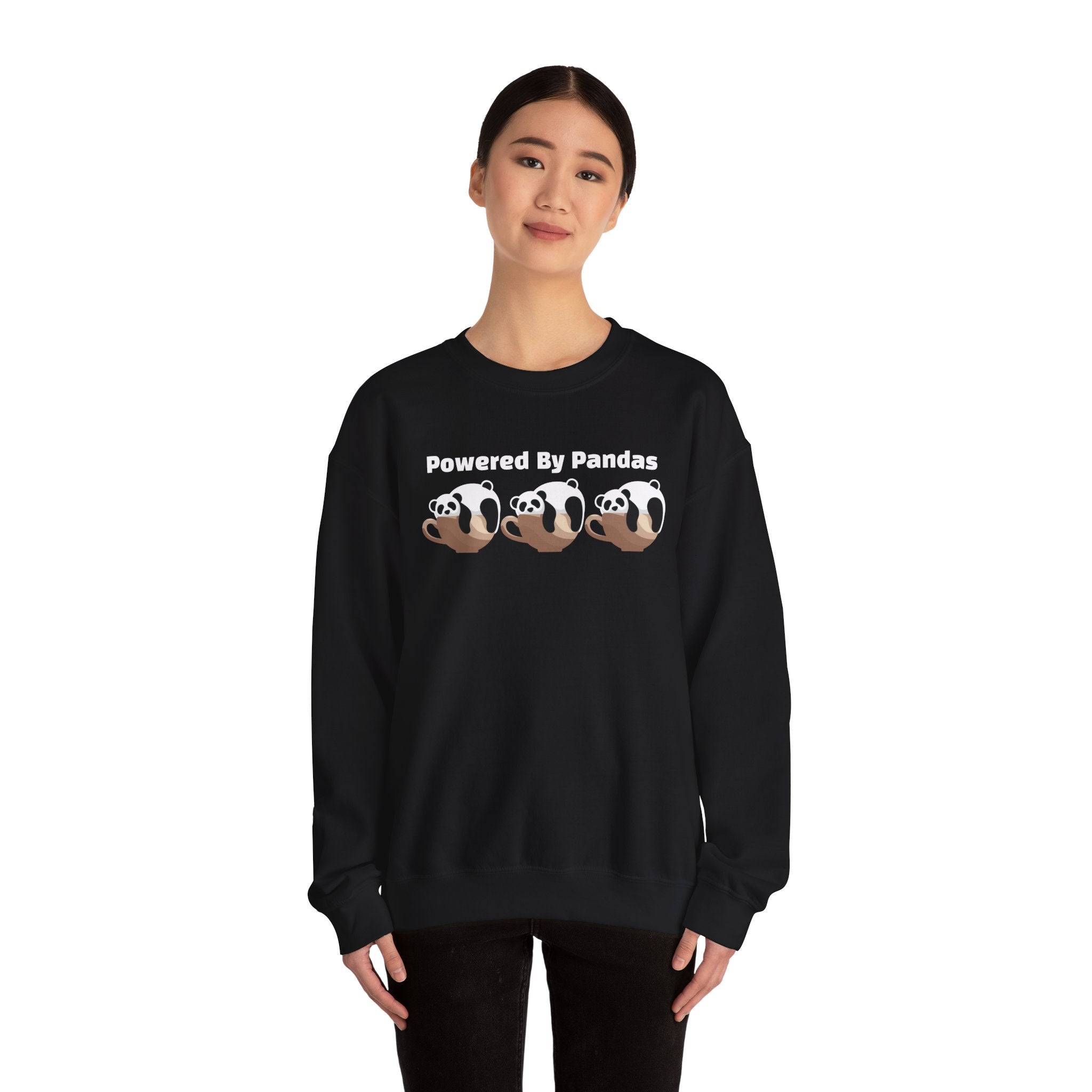 Powered By Pandas Crewneck Sweatshirt