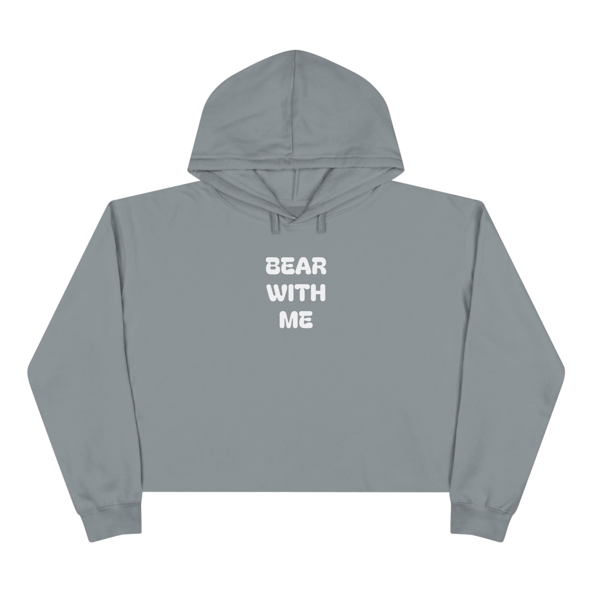 Bear With Me Women's Crop Hoodie