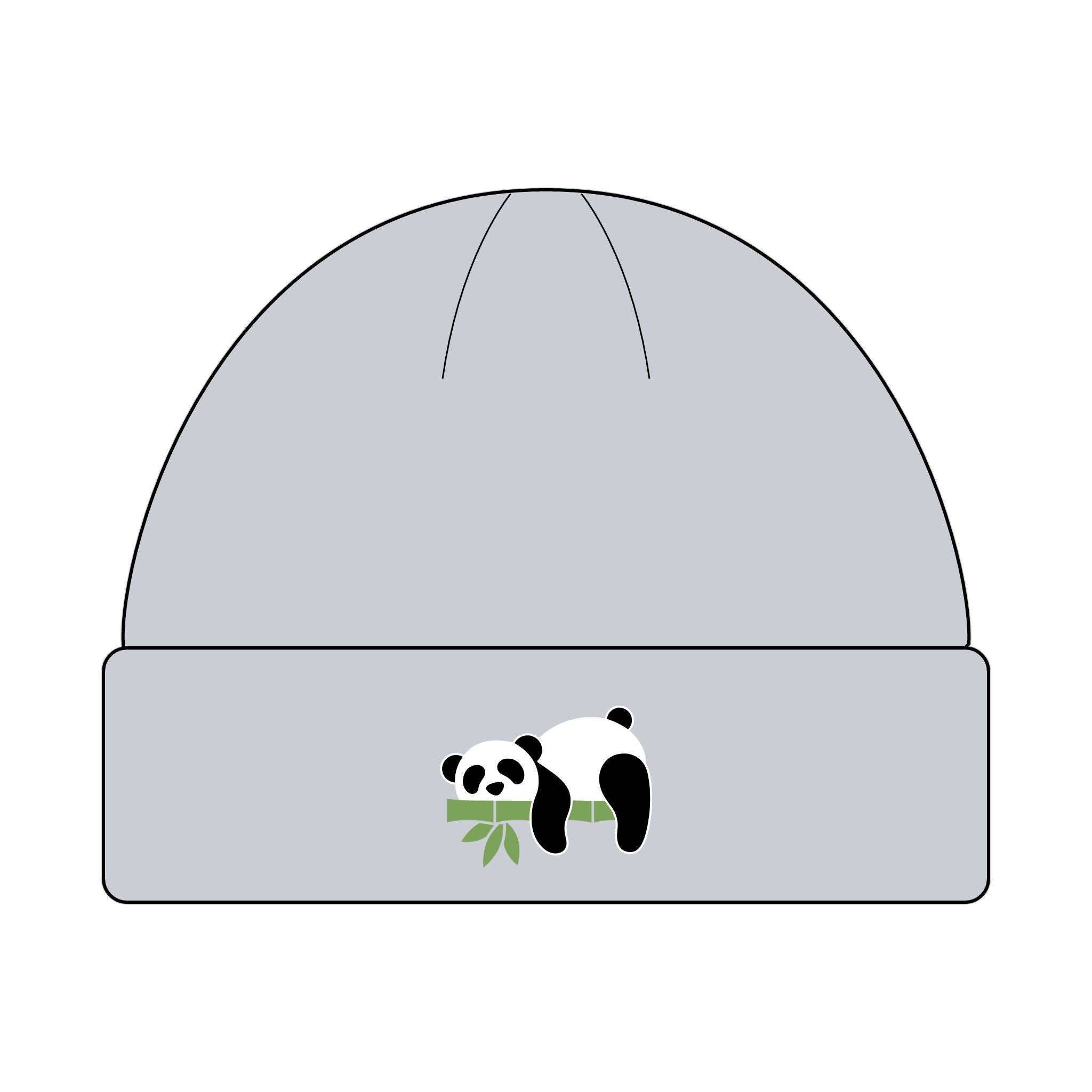 Solo Panda Cuff Beanie