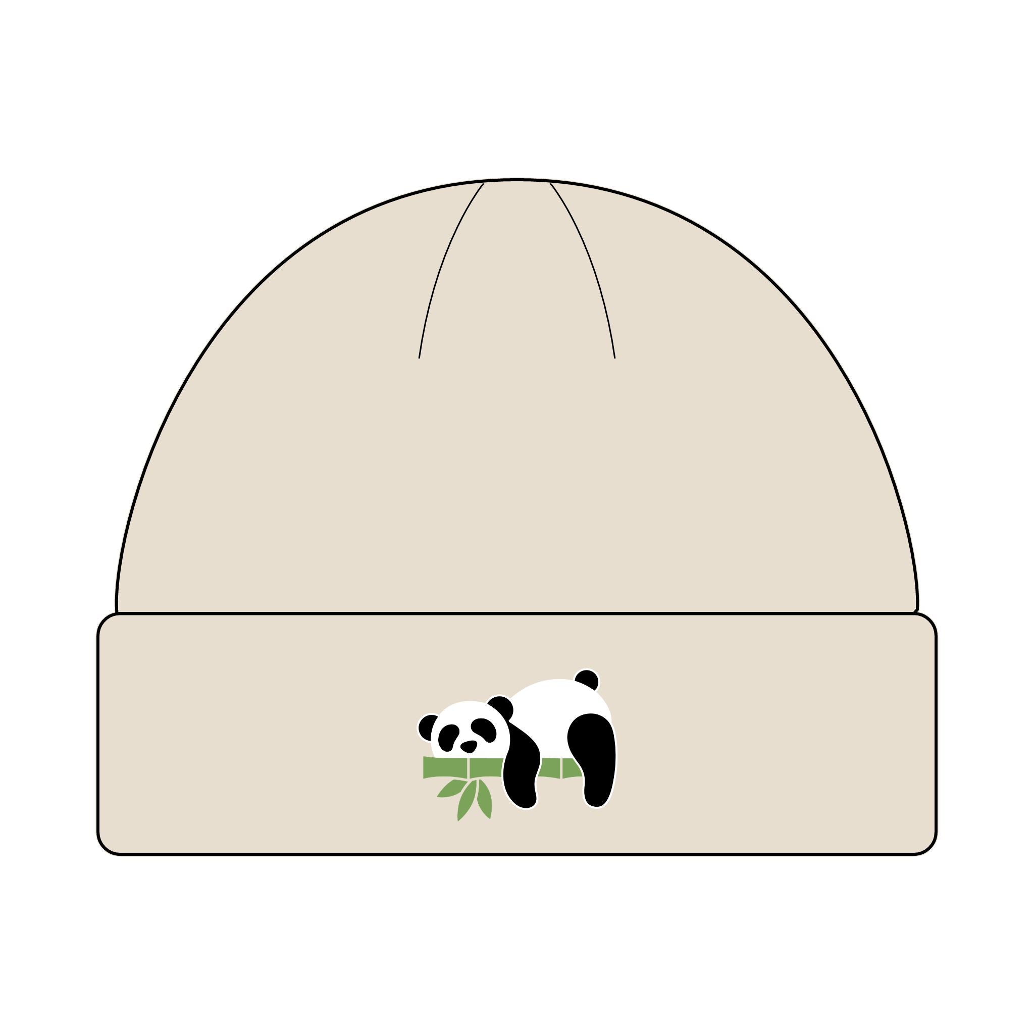 Solo Panda Cuff Beanie