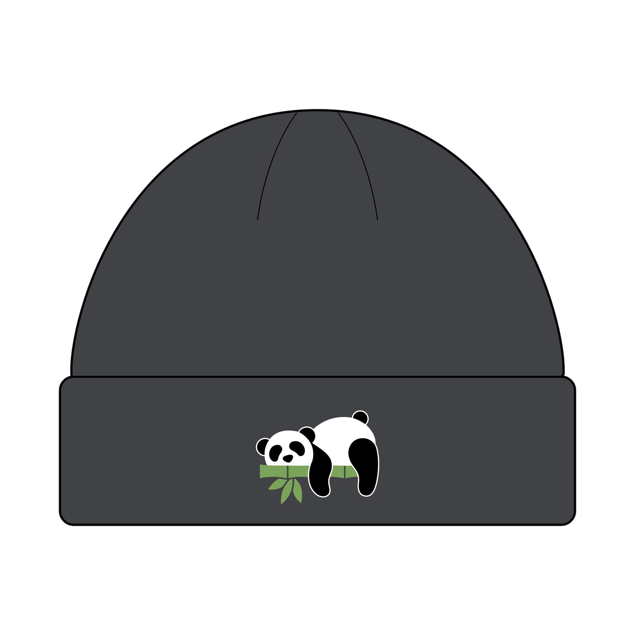 Solo Panda Cuff Beanie