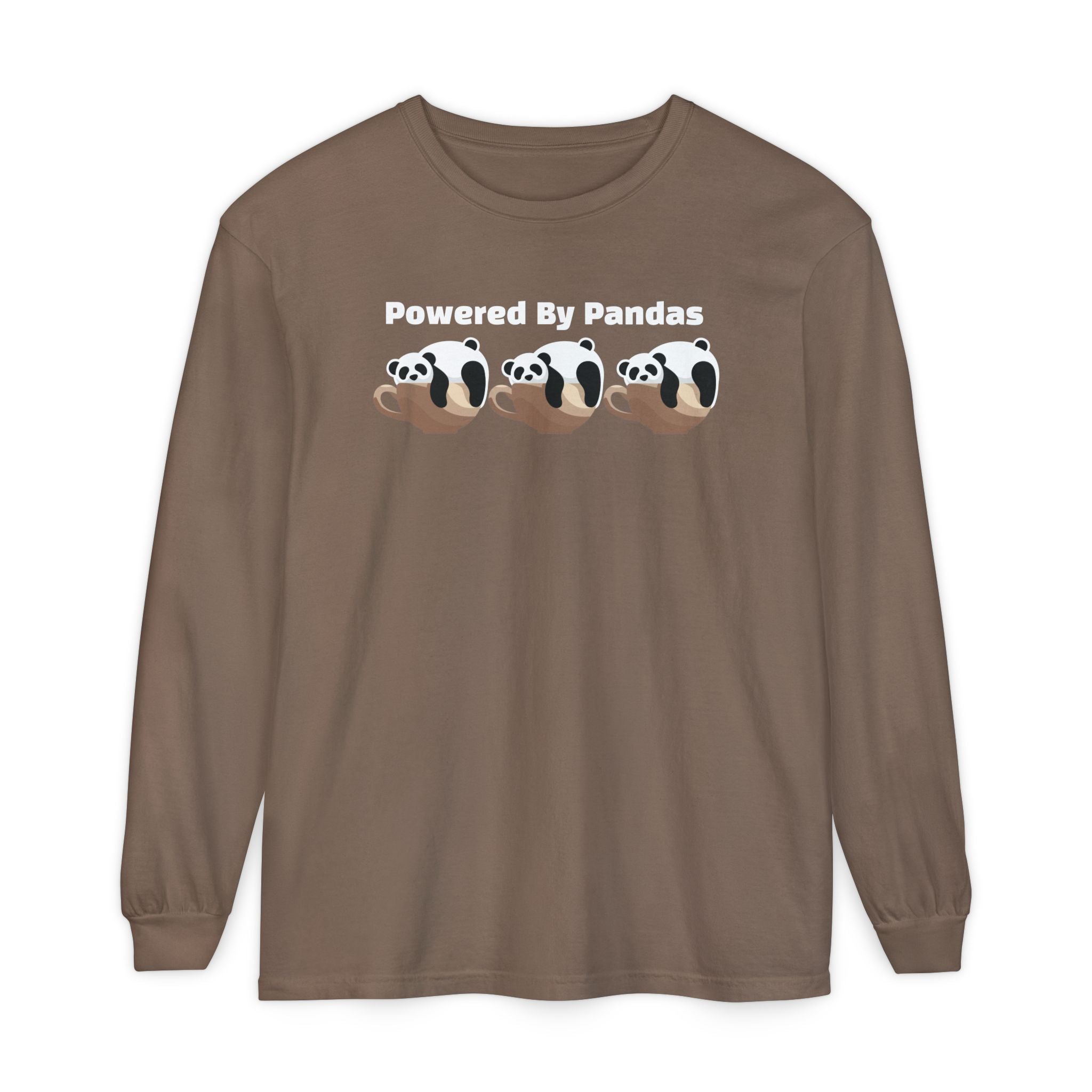 Powered By Pandas Long Sleeve Tee