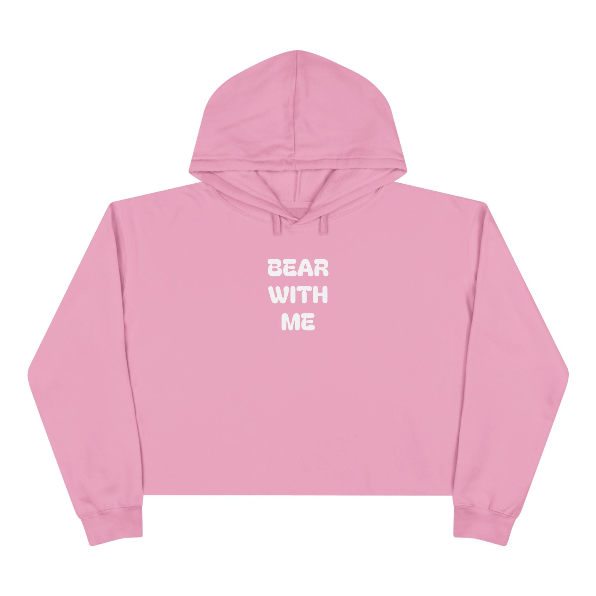Bear With Me Women's Crop Hoodie