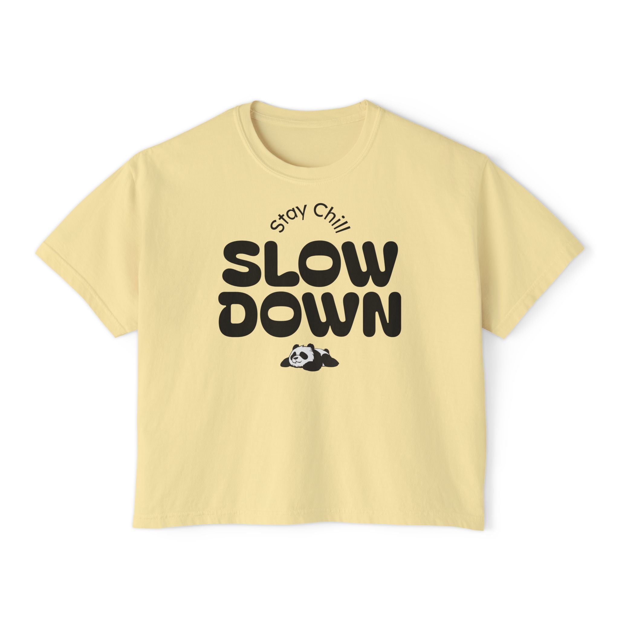 Slow Down Women's Boxy Tee